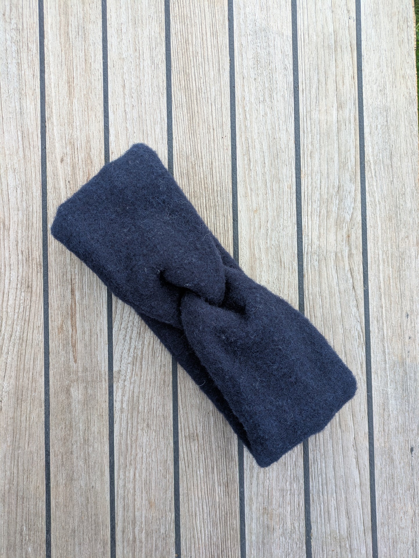 Stirnband aus 100% Wolle