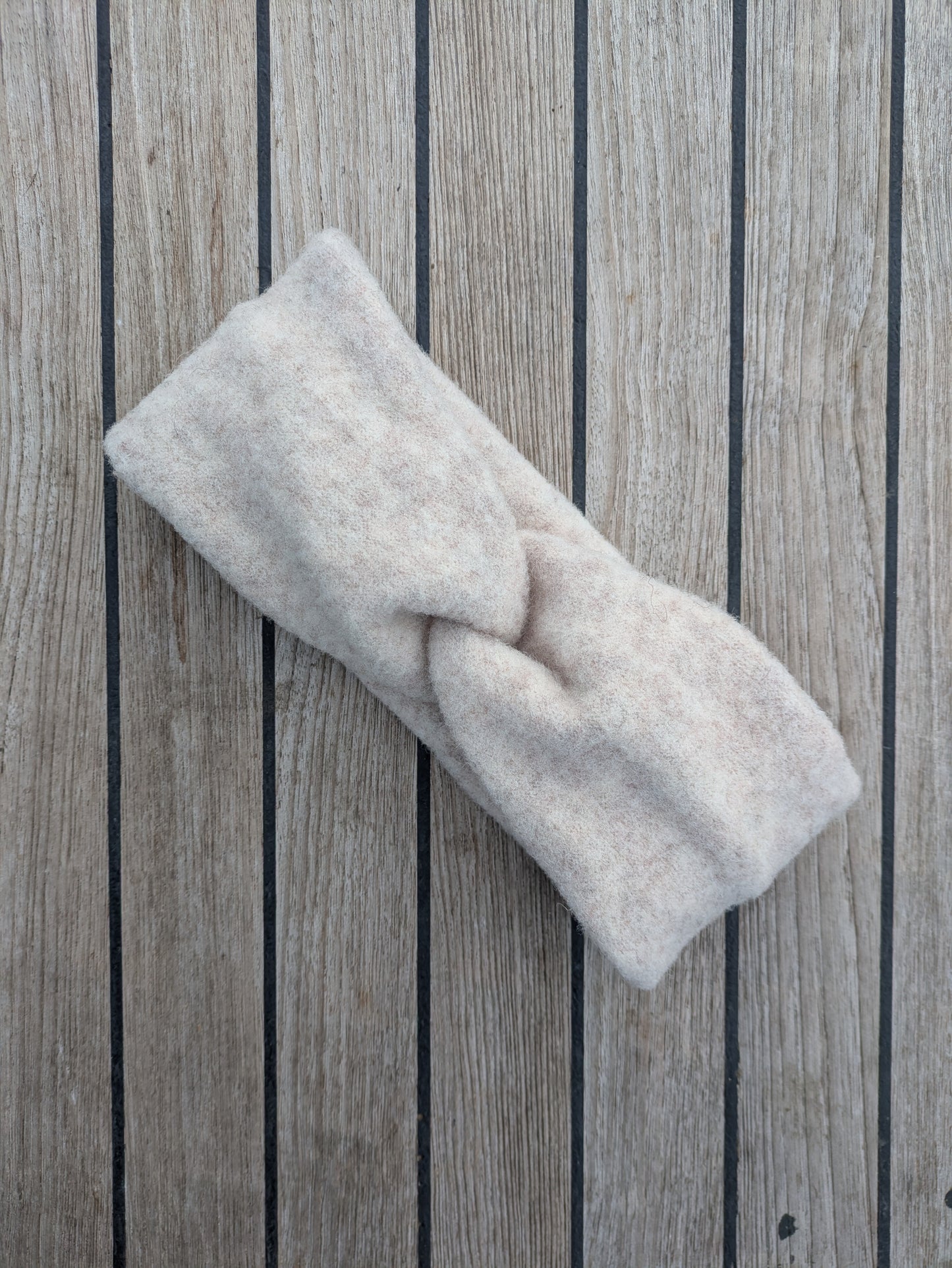 Stirnband aus 100% Wolle
