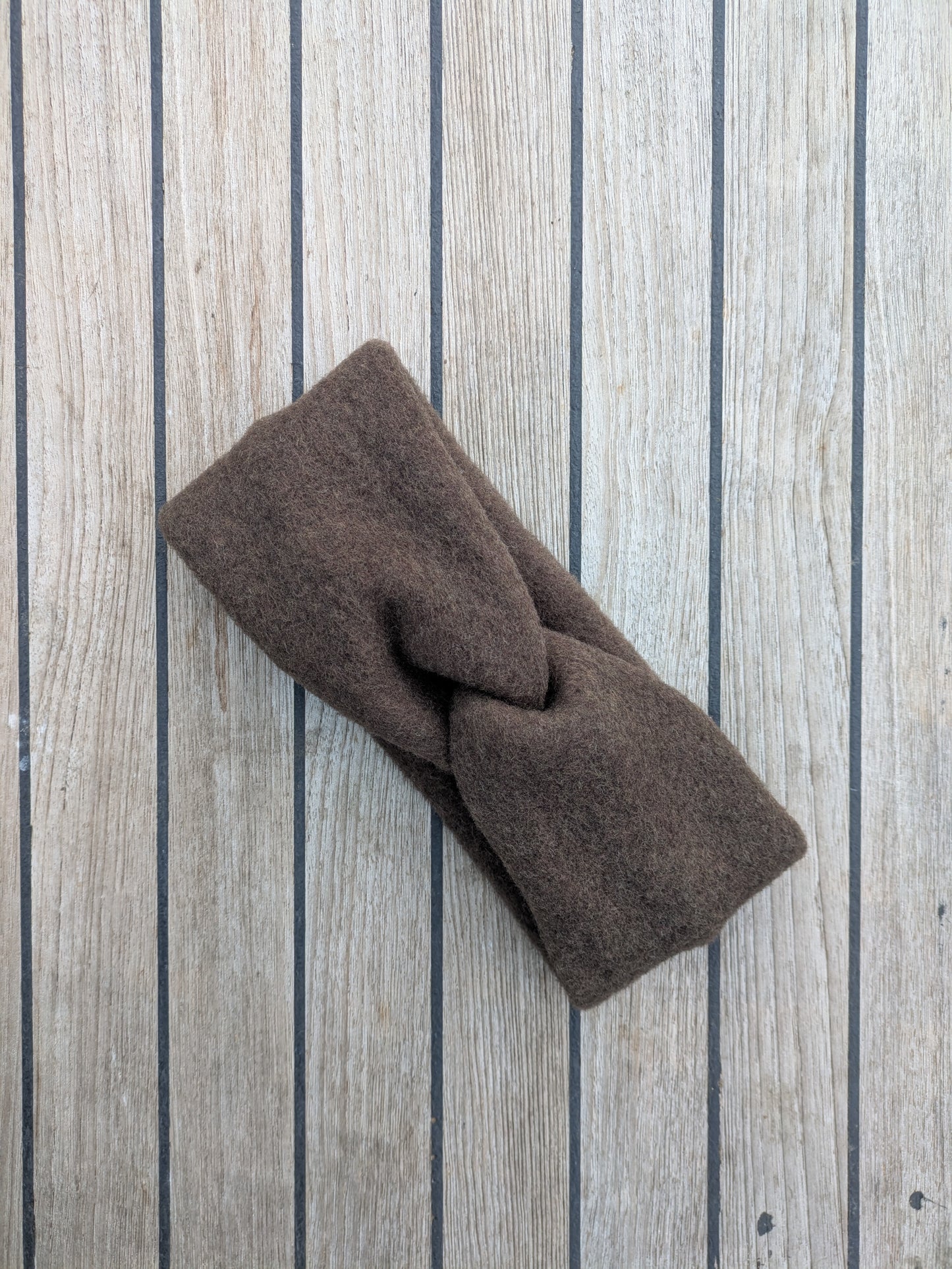 Stirnband aus 100% Wolle