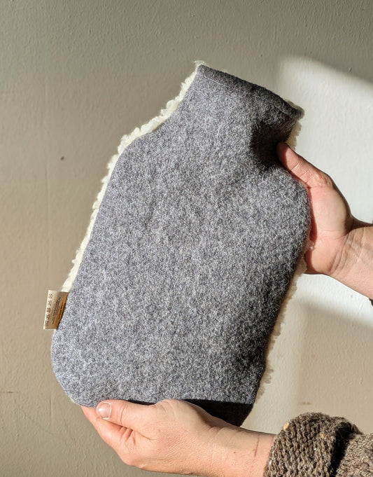 Wollwalk Schurwolle Wärmflaschen Bezug "Knuddel Buddel"