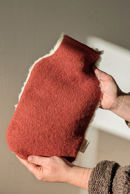 Wollwalk Schurwolle Wärmflaschen Bezug "Knuddel Buddel"